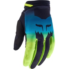 Fox Racing Flora Motocross-Handschuh für Jugendliche, Mädchen, 180, Schwarz/Gelb, Größe L