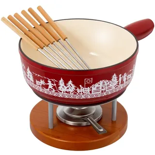 Kuhn Rikon 32276 Fondue Set, Rot