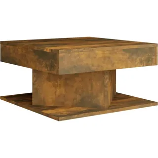 vidaXL Couchtisch Räuchereiche 57x57x30 cm Holzwerkstoff - Braun