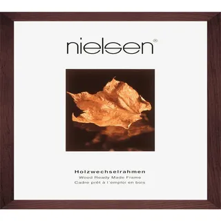 Nielsen Bilderrahmen , Dunkelbraun , Holz , 30x30 cm , Bilder & Rahmen, Bilderrahmen, Bilderrahmen & Fotorahmen