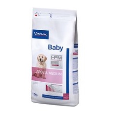 12 kg Large & Medium Baby Virbac Veterinary HPM Hrană uscată câini