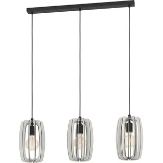 EGLO Bajazzara 3-flg. 19 cm rund/schwarz
