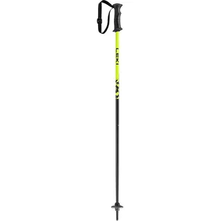 Leki Kinder Skistöcke Rider Black Neonyellow White - 90