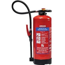 Feuerlöscher Gloria® WKL 9 PRO, DIN EN 3, Leistung 27 A, ideal für Li-Ionen Akkus bis 1285 Wh, 9 l, 80 s, 4 m, Schlagknopf, Löschlanze & Löschpistole