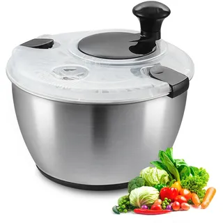 Vevor Salatschleuder 4,5 L Edelstahl