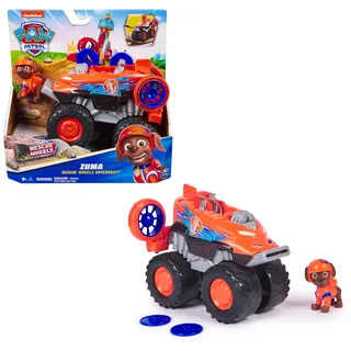 Spin Master PAW Rescue Wheels - Zumas Monstertruck mit Geschoss-Abwurf und Zuma Hundefigur, Spielzeug für Kinder ab 3 Jahren