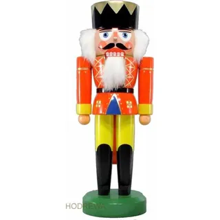 Nussknacker König 31cm NEU Nußknacker Holz Figur Erzgebirge Weihnachtsfigur