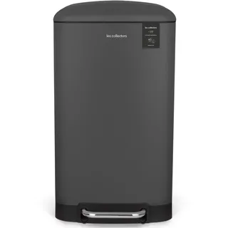 Les Collectors Küchen-Tretabfalleimer 40 l Anthrazitgrau