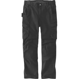 CARHARTT Steel Rugged Flex Relaxed Fit Ripstop Double-Front Cargo Workwear Hose - Schwarz - W36/L34