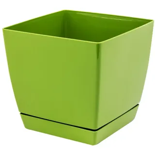 Prosper Plast dukp135–370u 13,5 x 13,5 x 12,4 cm"Coubi" Blumentopf – Olive, Olivgrün