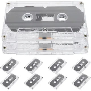 LIGIGWASH 10 Stück Leere Audiokassetten 30 Min Aufnahmezeit Selbstgemacht Retro Kassetten für Musik Nachrichten Kreative Aufnahmen