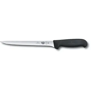 Victorinox Fibrox Filetiermesser 20 cm Schwarz/Silber flexibel