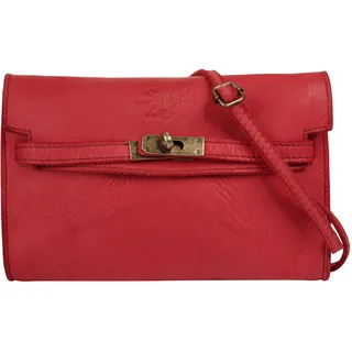 Samantha look Umhängetasche Leder Red