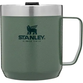 Stanley 1913 Classic Legendary Camp Mug Thermobecher 0.35L - Hält 1.5 Stunden Heiß - 3 Stunden Kalt - BPA-Frei - Spülmaschinenfest - Edelstahl Kaffeebecher To Go - Green