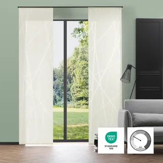 Neutex for you! »BEAM« Paneelwagen 1, Stk. tlg. Abstraktes Muster,