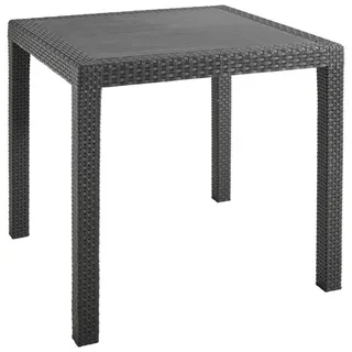PROGARDEN Bistrotisch 79 x 79 x 72 cm Anthrazit