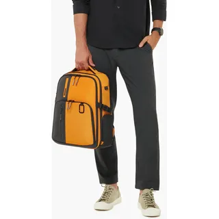 Daypack SAMSONITE, Gr. B/H/T: 33cm x 44cm x 20cm, gelb, Polyester, Rucksäcke Daypack