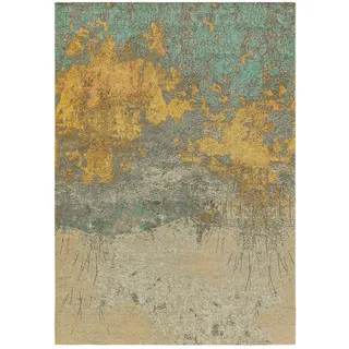 benuta Nest Flachgewebeteppich Frencie Beige/Blau 120x180 cm , Textil , Patchwork , Rechteckig , 120x180 cm , Oeko-Tex® Standard 100 , wasserabweisend , Teppiche und Böden, Teppiche, Webteppiche