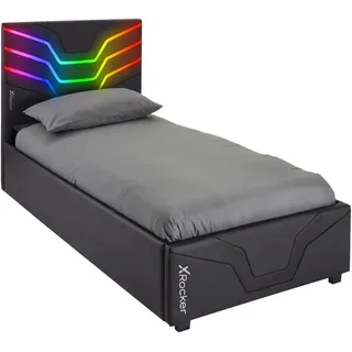 X Rocker Kinderbett, Xrocker Cosmos RGB Gaming Einzelbett (90 x 190 cm)