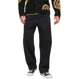 JACK & JONES Alex Original Loose Fit 306 Jeans Black Denim 32 32