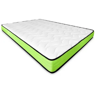 DUÉRMETE ONLINE Viskoelastische Matratze, wendbar, für Kinder, ideal für Ausziehbetten und Etagenbetten, 135 x 180 cm