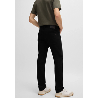 Slim-fit-Jeans BOSS ORANGE "Delaware", Herren, Gr. 38, Länge 32, schwarz (schwarz003), Denim/Jeans, Obermaterial: 99% Baumwolle, 1% Elasthan, unifarben, slim fit lang, Jeans Slim-fit-Jeans, mit normaler Bundhöhe
