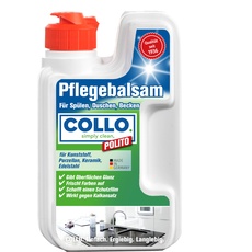 COLLO POLITO Premium Spülbeckenpflege 125 ml I Küchenreiniger Badreiniger I Glanz für Spül- & Waschbecken aus Granit, Edelstahl, Porzellan & Keramik