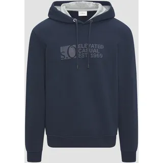 S.Oliver Kapuzensweatshirt, mit Front-Print s.Oliver blue