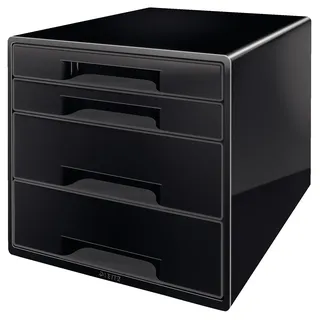 Leitz Schubladenbox CUBE Duo Colour 40,3 x 32,8 x 32,4 cm 1-tlg. schwarz/grau