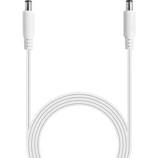 Wicked Chili 3,5m DC-Ersatzkabel kompatibel mit Philips HUE Play Gradient Lightstrip Surround-Beleuchtung für 55, 65m 75 Zoll Fernseher, Ersatz Stromkabel für Netzteil S020YM2400083, weiß