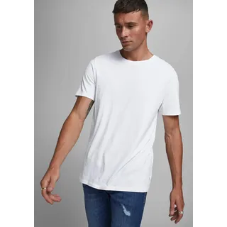 JACK & JONES T-Shirt aus Bio-Baumwolle in Weiß-XXL