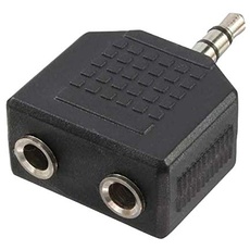 Bild Audioadapter 3,5mm-Klinken-Stecker / 2x 3,5mm-Klinken-Buchse (CA1002)