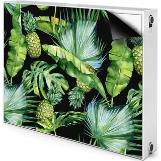 Magnet Heizkörperverkleidung Heizkörper-Abdeckung Heizung Heizkörper 80x60 cm - Ananas