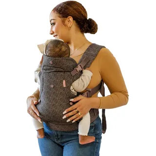 Infantino Flip Advanced 4-in-1 Babytrage, Ergonomisch, Umwandelbar, mit Blickrichtung Nach Innen und Außen, Vorne und Hinten Tragbar für Neugeborene bis Kleinkinder von 3,6-14,5 kg, Leopardenmuster