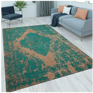 Paco Home Teppich »Mariba 200« rechteckig 13 mm Höhe Kurzflor, meliert, Orient-Optik, Hoch-Tief Effekt, Wohnzimmer Paco Home B : cm 1 Stk.