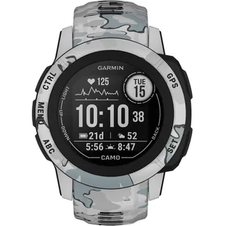 Garmin Instinct 2S BT 40 mm Kunststoffgehäuse grau Silikonarmband grau One Size