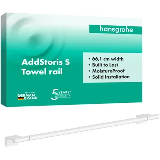 Hansgrohe AddStoris S Badetuchhalter Mattweiß 41767700
