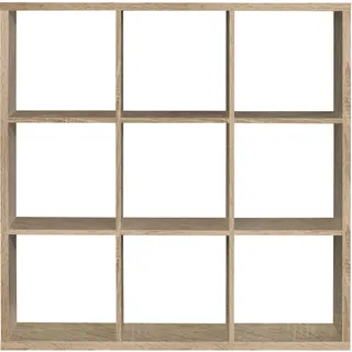 Forte Mauro Standregal 107,2 x 32,9 x 107,3 cm Braun