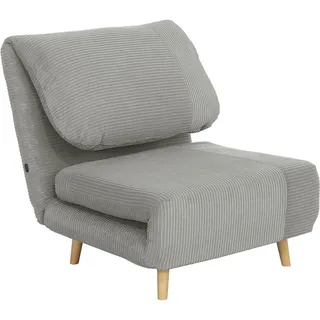 Homcom 2-In-1 Schlafsofa Schlafsessel Klappmatratze Gästebett Klappbett Grau , Holz , Echtholz,Kiefer , Füllung: Schaumstoff,Schaumstoff , einzeln stellbar , 87x89x82 cm , Wohnzimmer, Sofas & Couches, Schlafsofas, Schlafsessel