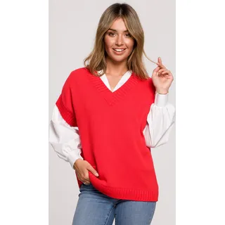 BeWear Damen-Strickweste Reenzong BK076 rot L/XL - Rot