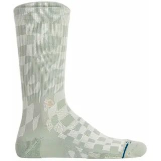 Stance Wave Check Crew Socks paleblue Gr. M