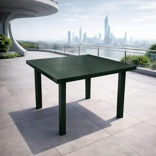 Gartentisch Terrassentisch Outdoor Tisch Fiocco Grün L80xB75xH72cm - Grün
