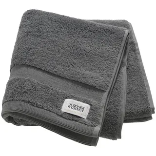 Schöner Wohnen Handtuch , Anthrazit , Textil , Uni , 50x100 cm , Oeko-Tex® Standard 100 , saugfähig, Aufhängeschlaufe, durchgefärbt, angenehm weich, hochwertige Qualität, schnelltrocknend , Heimtextilien, Badtextilien, Handtücher