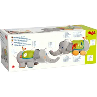 HABA Discovery Animal Elephant, Spieltiere, 0,5 Jahr(e) - Grau