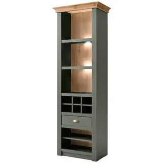 furn.design Weinregal 68 x 45 x 207 cm Grün