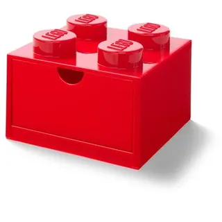 LEGO Desk Drawer 4 - Red