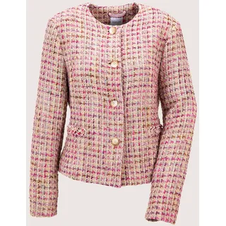 MADELEINE Jackenblazer »Tweed-Blazer Eleganter Businessblazer mit Hornknöpfen«, grün