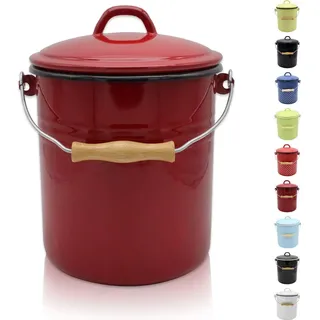 Krüger Karl Krüger Mülleimer 5 l Rot