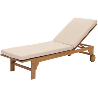 MCW Sonnenliege 66 x 110 x 200 cm Beige