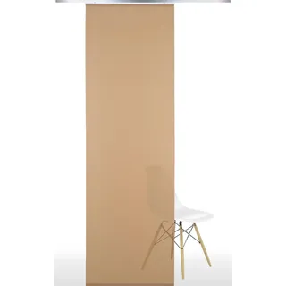 LIEDECO Schiebegardine Klettband 60 x 245 cm Braun 1 St.